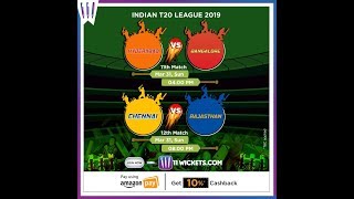 SRH vs RCB | CSK vs RR | T20 League