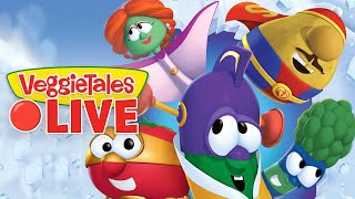 24/7 LIVE 🔴 VeggieTales 🎉 The Super Veggies&#39; Story of Bravery 🎉 500k Subscriber Special!