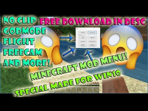 Minecraft Windows 10 Edition mod menu + Download - YouTube