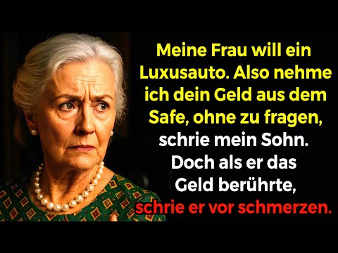 "Meine Frau will ein Luxusauto, also werde ich dein Geld aus dem Safe nehmen", rief mein Sohn