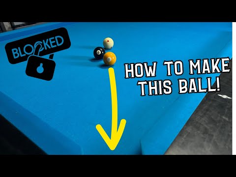 How to Spin a Pool Ball Into the Pocket | Using Spin-Induced Throw