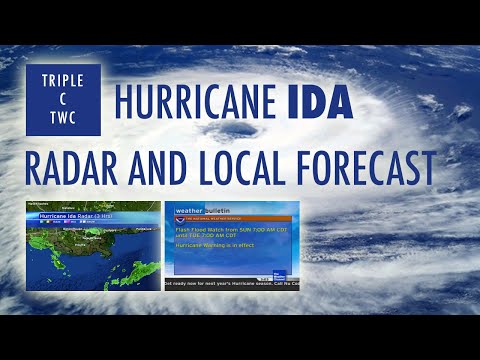 Hurricane Ida Live Radar and Local Forecast