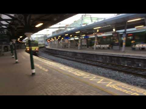 8306/8106/8314/8114/8312/8112 leaves Platform 5, Dublin Connolly (Dublin) (07/08/2023)