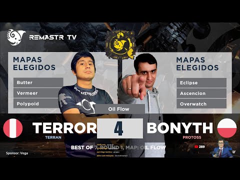 STARCRAFT RISS S1 #11 🇵🇪 TERROR VS BONYTH 🇵🇱 ROUND 4
