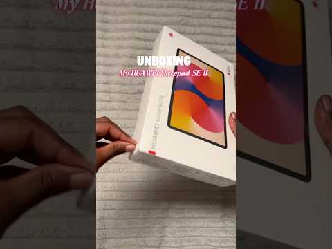 Let’s unbox my Huawei Matepad SE 11🤭❤️. #unboxingvideo #huaweimatepad #tablet #ipad #fyp