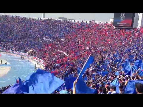 "Salida Los de Abajo Udechile vs Colo colo 2016" Barra: Los de Abajo &bull; Club: Universidad de Chile - La U
