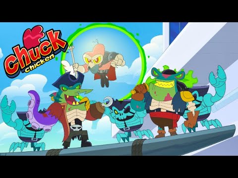 Chuck Chicken Power Up Special Edition Episode 18 🗡️ CAPTAIN SWORD TOOTH 🔥 Cartoon Show