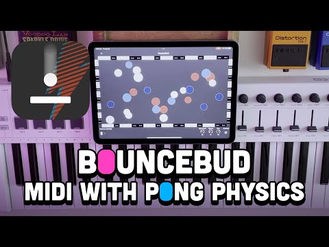 BounceBud by Cem Olcay | Generative MIDI with Pong Physics!