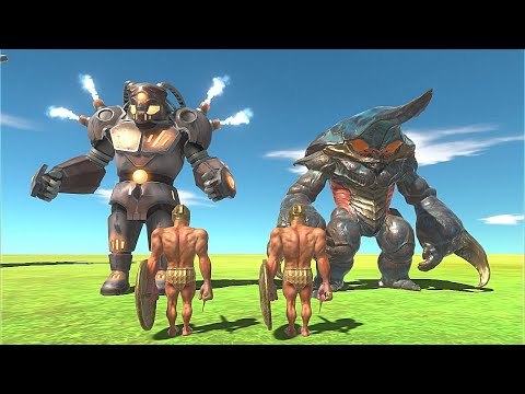 Ranthorn With Goro VS 2X bosses - Animal Revolt Battle Simulator