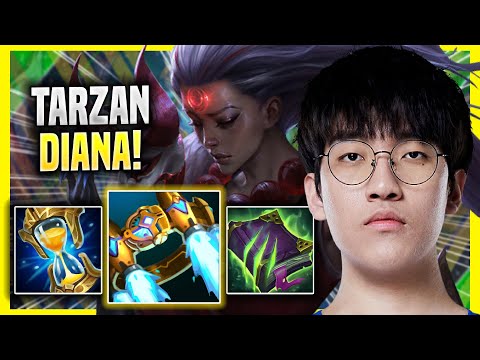 TARZAN IS A MONSTER WITH DIANA! - LNG Tarzan Plays Diana JUNGLE vs Nidalee! | Season 2022