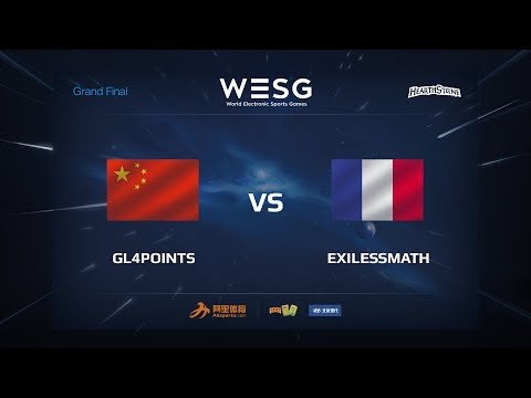 GL4points  vs exilessmath, WESG 2017 Grand Final Hearthstone