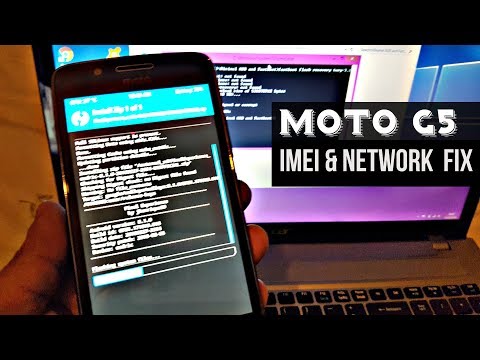 Moto G5 Cedric Missing imei & Broken Network Fix