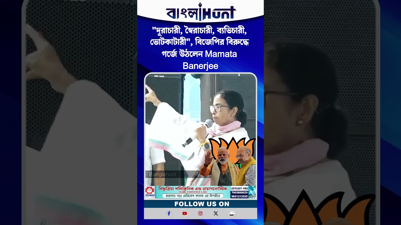 "দূরাচারী, স্বৈরাচারী, ব্যভিচারী, ভোটকাটারী", বিজেপির বিরুদ্ধে গর্জে উঠলেন Mamata Banerjee