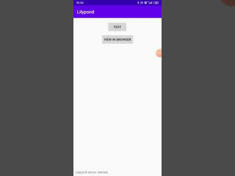 Lilypond demo on Android