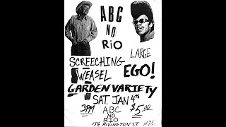 Screeching Weasel - live @ ABC No Rio, New York City, NY 1/4/1992