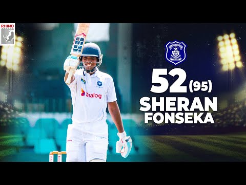 Sheran Fonseka's half century in 87th Battle of The Saints