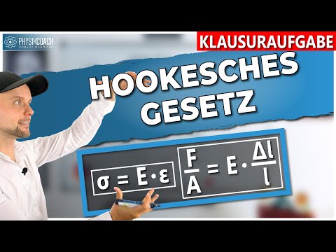 Hookesches Gesetz - Elastizitätsmodul (Übungsaufgabe)