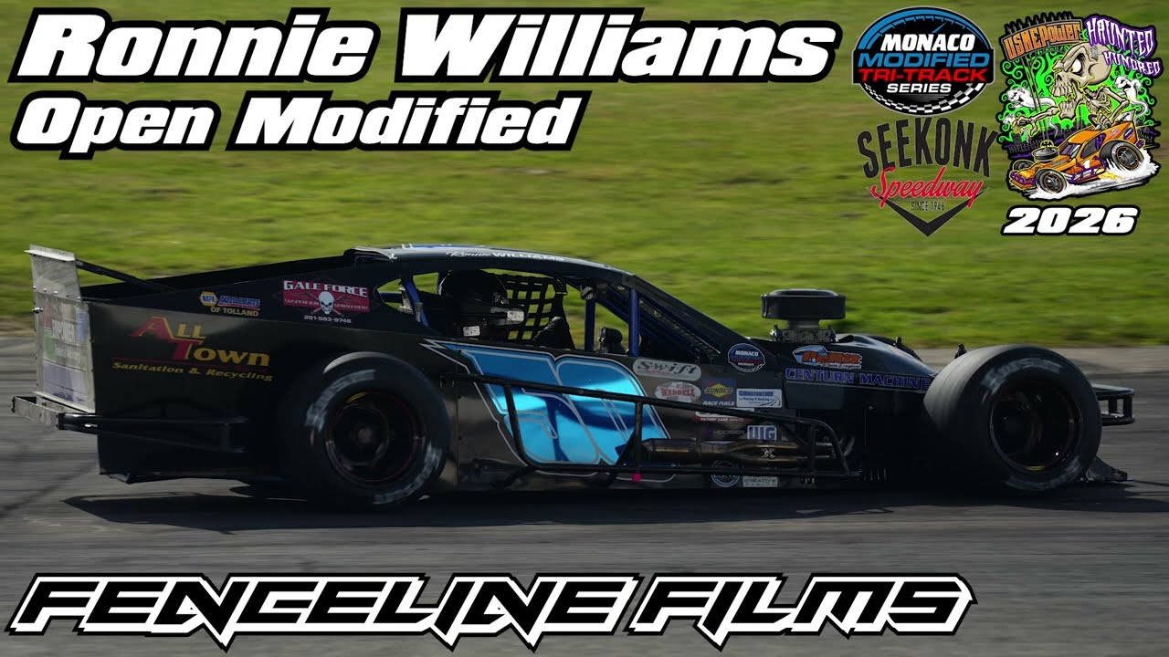 Ronnie Williams Monaco Tri Track Modified USNE Power Haunted Hundred XL Seekonk Speedway 2026