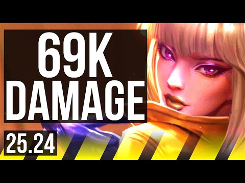 KAI'SA & Lux vs ASHE & Poppy (ADC) | 69K damage | KR Master | 25.24