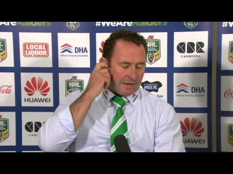 Rd 10: Raiders Press Conference - Fined $10,000