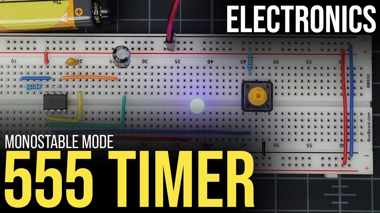 555 Timer (Monostable Mode)