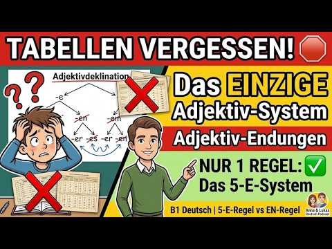 #57 " Don't memorise tables! đ The ONLY Adjective Ending System you need."
