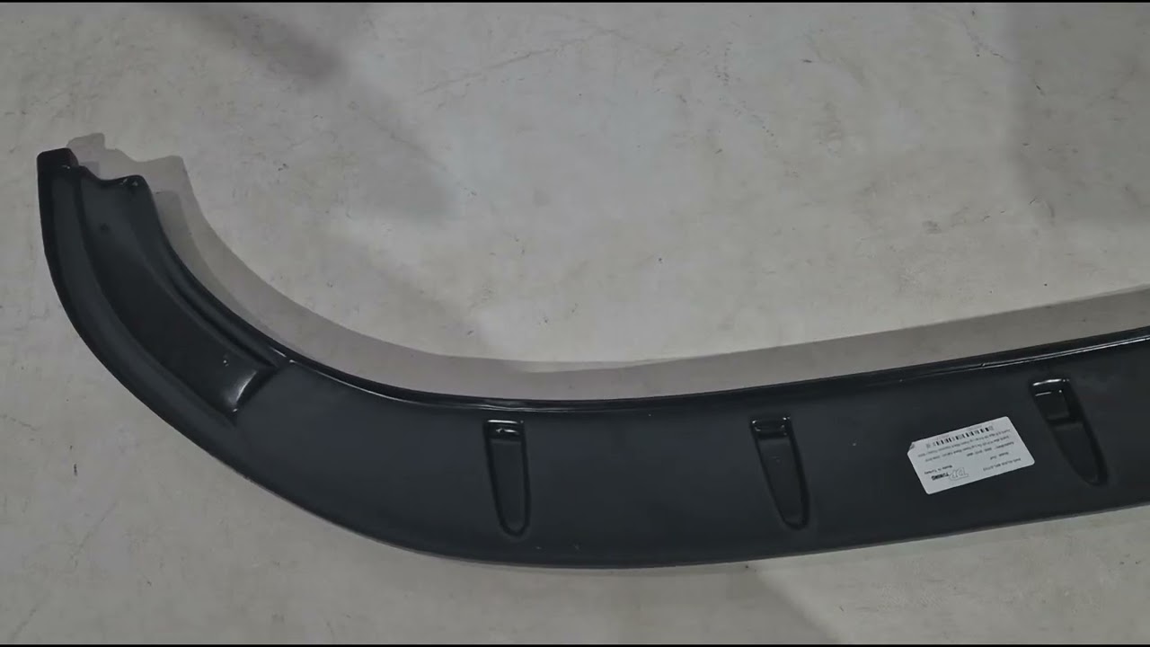 Volkswagen Golf 6 2008–2014 Přední lip spoiler DPT V-2 (pro GTI, černý lesk) Video 1