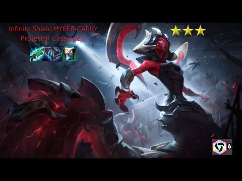 Protector Cassiopeia INFINITE SHIELDS + HEALING!! - TFT Set 3.5 - 6 Protector 4 Mystic | TFT Guide |