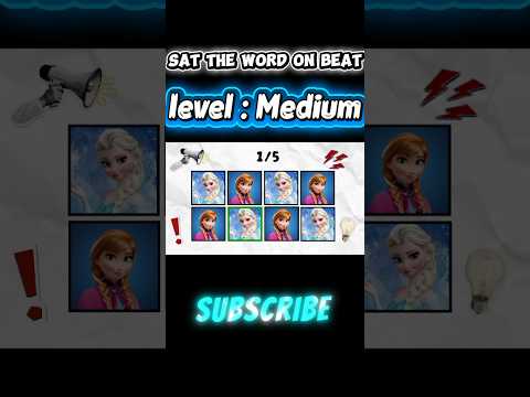 Princess Name on Beat 👑🎵| Level:Medium | #wordpuzzlegame #shorts #viral#BeatBuzzer