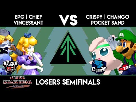 Evergreen Rising #4 - Chief + Vincessant vs Chango + Pocket Sand - Melee Doubles Losers Semifinals