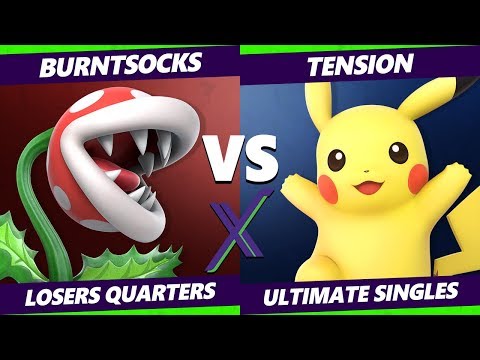 Smash Ultimate Tournament - burntsocks (Piranha Plant) Vs. Tension (Pikachu) S@X 319 SSBU L Quarters