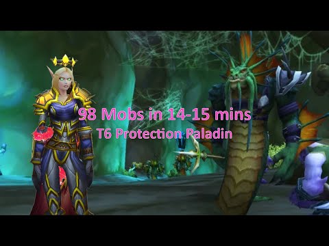 Boosting SlavePens as a Paladin (98 mobs in 14-15 mins)