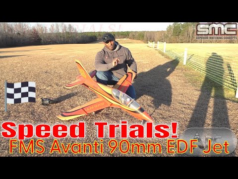 Mind-Blowing 90mm FMS Avanti Performance SPEED TRIALS!