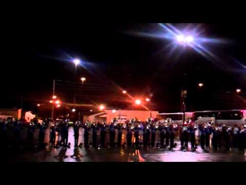 DCI 2011 Bluecoats Hornline Outside the Stadium After Finale