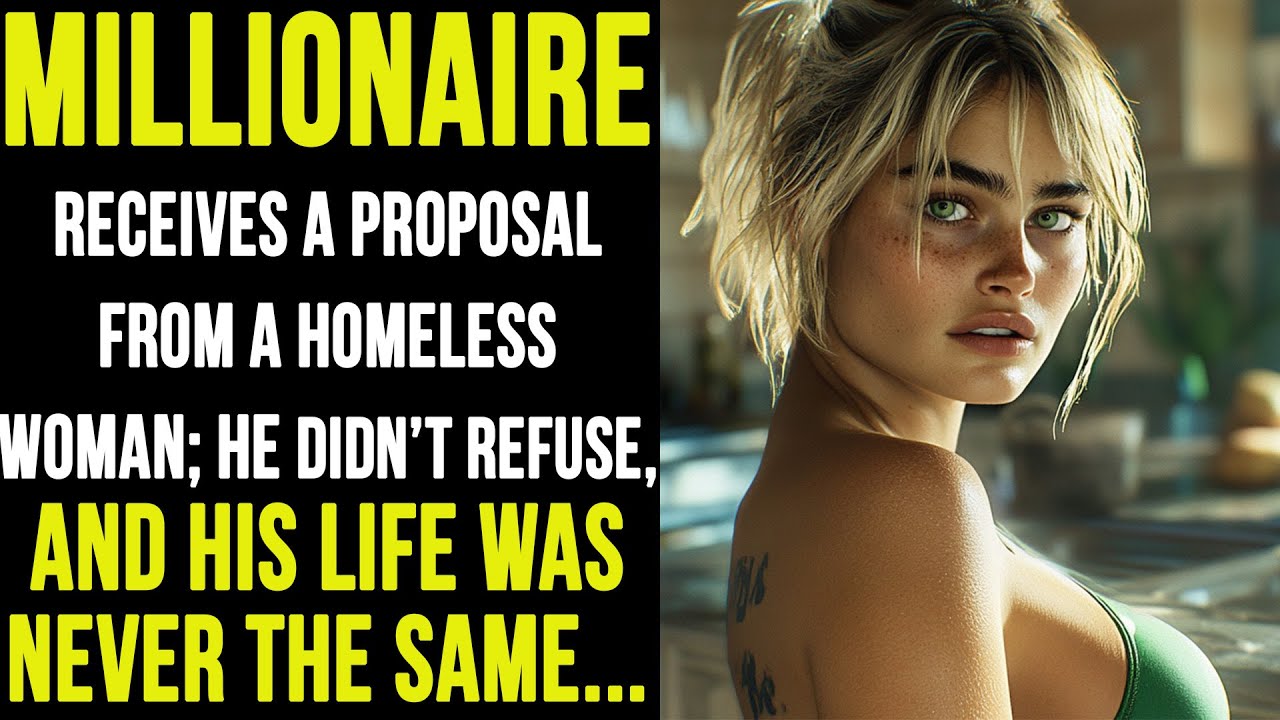 Millionaire receives a proposal from a homeless woman; he didn’t refuse, his life was never the same