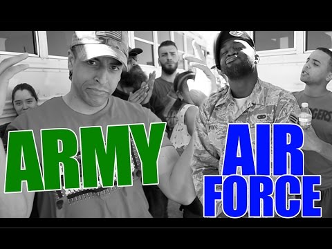 Military Rap Battle: Army VS Air Force!
