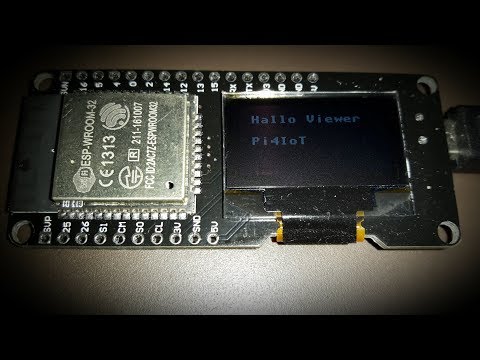 ESP32 Oled Display video