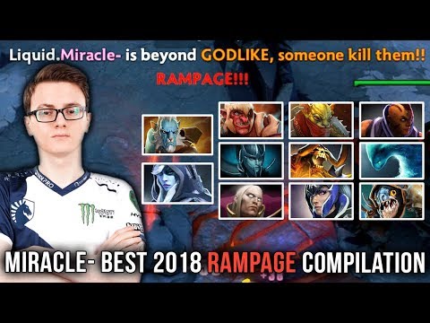 Miracle- BEST OF 2018 - Rampage Compilation - Dota 2