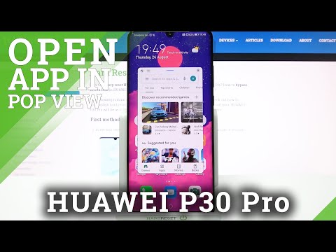How to Open App in Pop Up View – Floating Windows on HUAWEI P30 Pro
