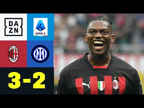 Leao glänzt in spektakulärem Derby gegen Nerazzurri: AC Mailand - Inter Mailand 3:2 | Serie A | DAZN