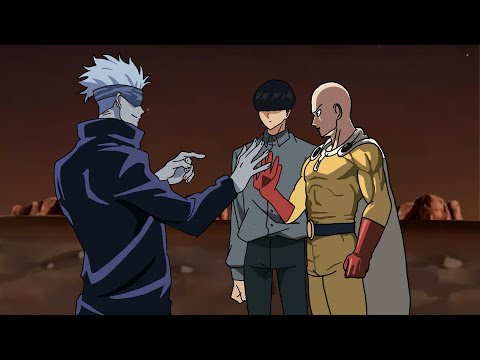 if saitama met Gojo (JUJUTSU KAISEN) and Mashle (MAGIC & MUSCLES ) | - Fan Animation