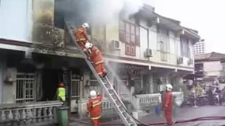 preview picture of video 'Malaysia Johor Batu Pahat Chop Soon Kiong Trading Fire Prevention System 順強貿易 Fire in Penang 2008'