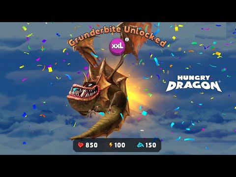 ALL 28 HUNGRY DRAGON UNLOCKED - NEW GRUNDERBITE DRAGON UNLOCKED - HUNGRY DRAGON NEW MOD 4.6 APK