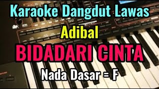 Download lagu BIDADARI CINTA [ Adibal Sahrul ] Karaoke Dangdut Lawas || Nada Dasar F mp3