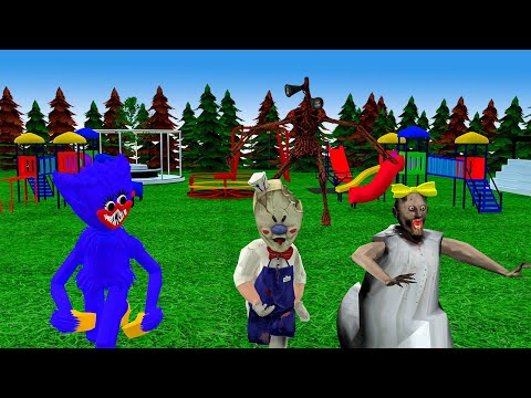 Granny vs Huggy Wuggy vs Scary Teacher 3D vs Baldi - funny horror animation #1