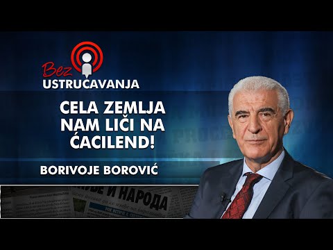 Borivoje Borović - Cela zemlja nam liči na Ćacilend!