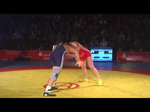 1/2 Finale DMM Ringen, 130KG Freistil, G. Stark vs, E. Thiele