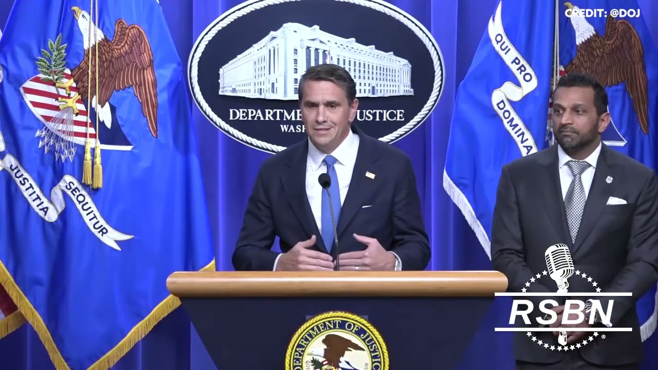 FULL EVENT: DOJ Holds Press Conference Featuring Todd Blanche and Kash Patel - 04/21/26