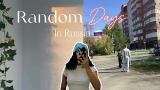 Random Vlog || Living in Russian as an international student vlog, less classes boring days…..