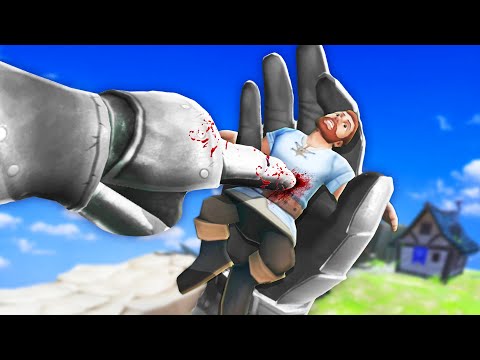 Torturing My Mini Friends as Virtual Reality GOD... (Townsmen VR)